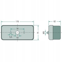 Galinio dešiniojo kombinuoto žibinto korpusas john deere volvo
