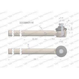 Vairo šarnyras 3223996r1 Warynski