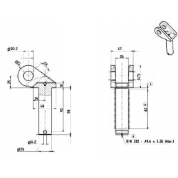 Ag 372 stabilizatoriaus remonto komplektas