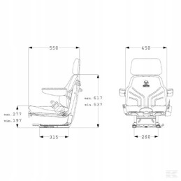 Universo basic sėdynė pagaminta iš PVC