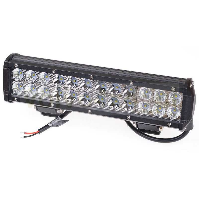 Darbo lempos skydelis 72w led cree combo 12v 24v 4x4