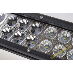 Darbo lempos skydelis 72w led cree combo 12v 24v 4x4