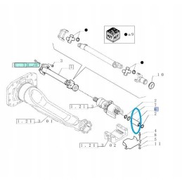 Kardaninio veleno jungties įvorė New Holland Case 47