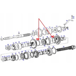 AB Massey Ferguson OEM sinchronizacinis stabdys