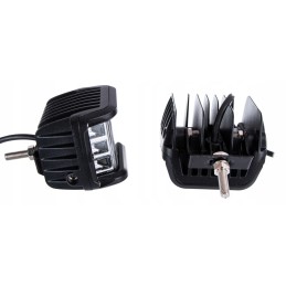 12 LED Cree darbo lempa su kampiniu apšvietimu