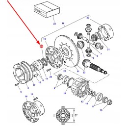 3791415m1 metalinis guolio dangtis