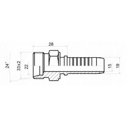 Tikslinis kalimas dn19 1 2sn m33x2 x10 hidrolideris