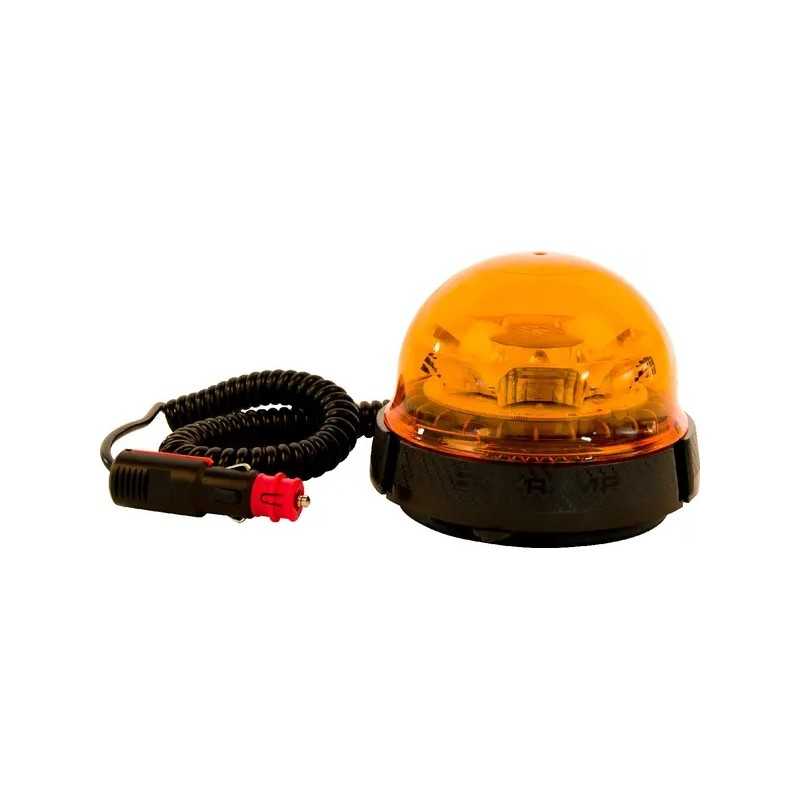 LED blykstės lempa 9w 12 24v su magnetu ir kištuku