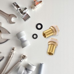 Pertvaros jungtis žalvarinis adapteris 2 vnt