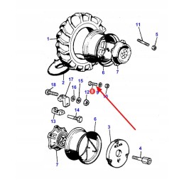395542x1 rato varžtas m18x15