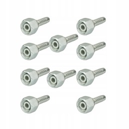 Tiesaus kaklo spaustukas m18x15 DN10 kabeliui, 10 vnt