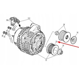 L112969 generatoriaus skriemulys