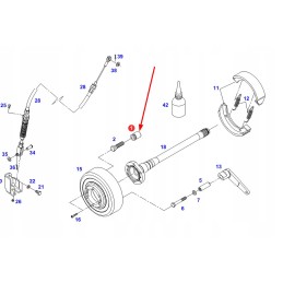 339150030330 rankinio stabdžio kaištis