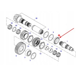 X619096200009 kūginis ritininis guolis 33111