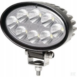 LED darbo lempa 1200 lm ovalus 12 24v