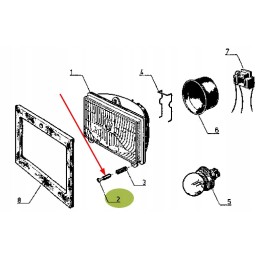 7700638992 šviesos kampo reguliavimo varžtas 5 x 30