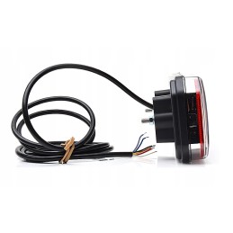 Lempos LED galiniai žibintai vilkikui neon 12 24 kompl