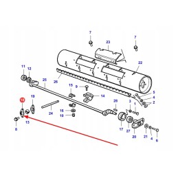 La323235250 sraigių pirštų kreiptuvas