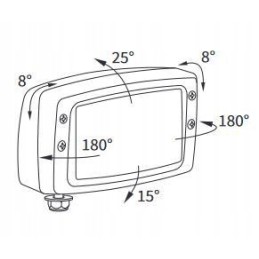 Priekinių žibintų lempa farmtrac fend case zetor iix