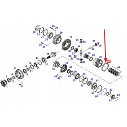 B3012 diferencialo pavaros žiedas