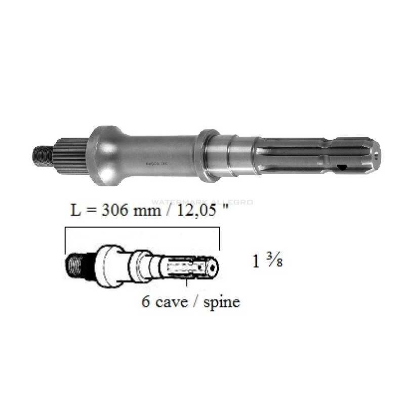 Kardaninis velenas Ford L 306mm 83947133