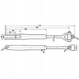 Kairė ir dešinė pakaba mf3 3512 mf255 originalus ursus