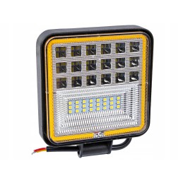 Halogeninė LED darbo lempa 12v 24v 126w ip65 6000k