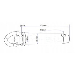 Mf3 Morga prikabinimo šakės kaištis