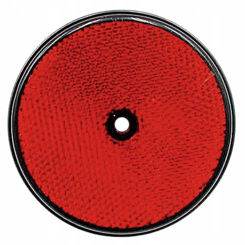 Raudonas atšvaitas, 10 vnt., fi60