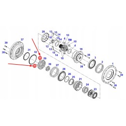 X506251700000 cilindrinis ratas 10 x 25