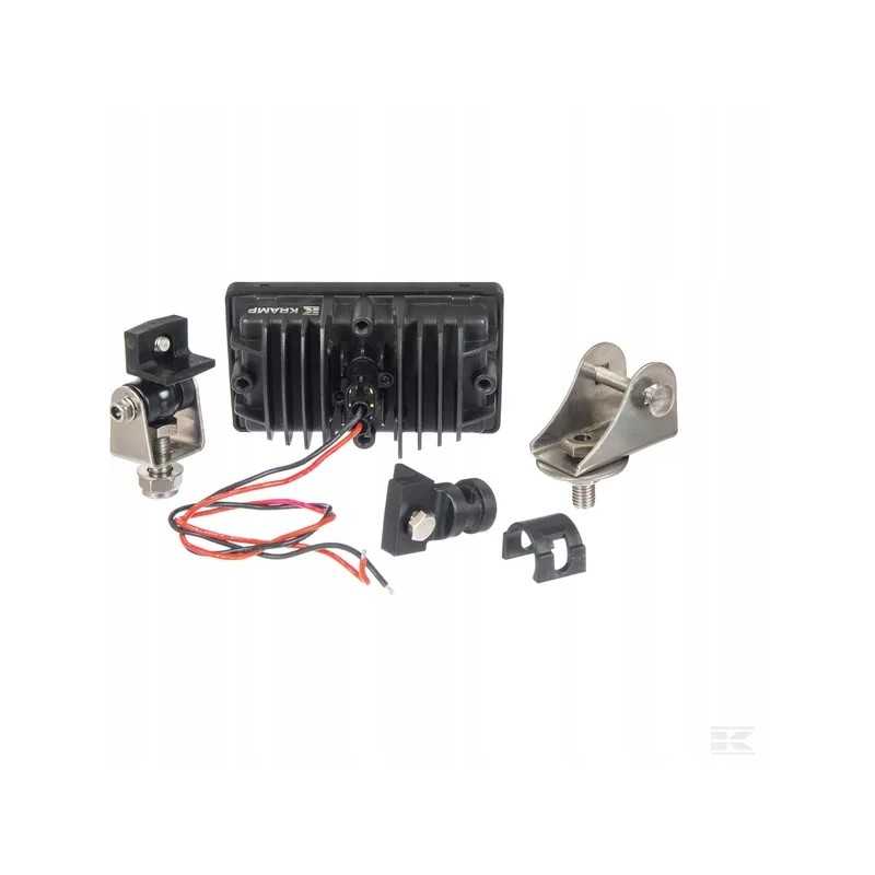 Stačiakampė LED darbo lempa 30w 2400lm