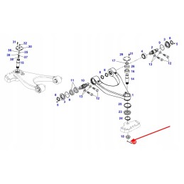 X531916400000 tiesus kaištis 6 3 x 80