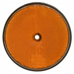 Šviesą atspindinti, geltona, 10 vnt., fi60