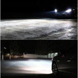 LED lemputės h3 24000lm canbus 9 30v titanium white