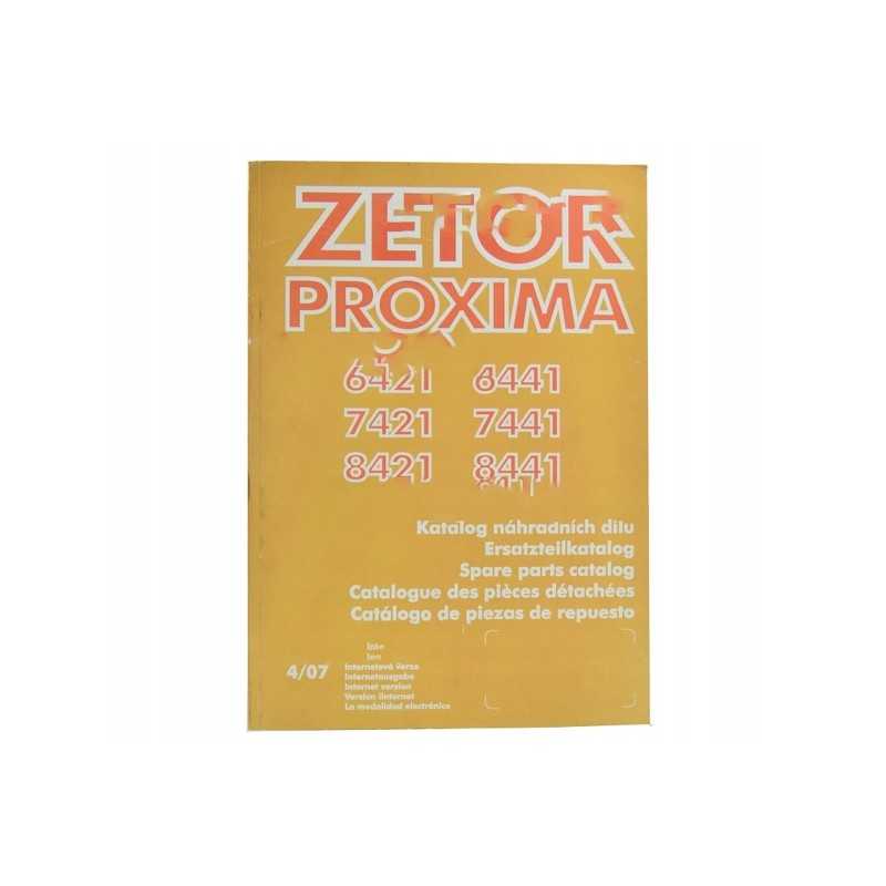 Dalių katalogas Zetor Proxima 6421 8441 modeliai 6421