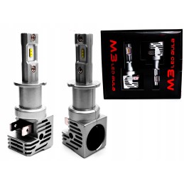 LED lemputės h3 24000lm canbus 9 30v titanium white