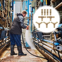 Adapterio jungtys žarnoms su eglutėmis