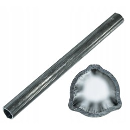 Išorinis trikampis vamzdis 33x2 6mm, ilgis 40 4cm