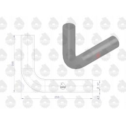 Apatinė radiatoriaus žarna mf3 original 860374m2u