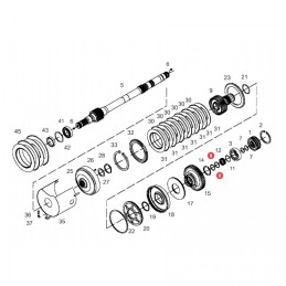 Originalus Pierscien massey ferguson x560703700000