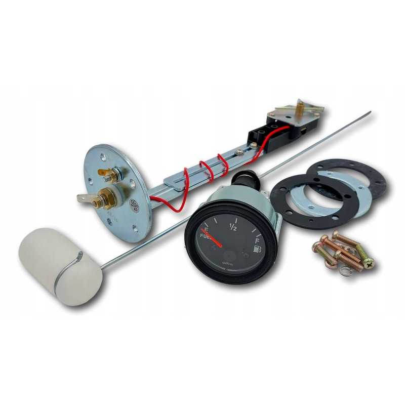 Universalus kuro lygio indikatorius su plūde