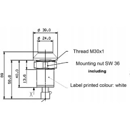 Apatinės pakabos mygtuko jungiklis