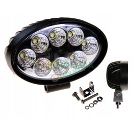 8LED 24W ovali darbinė lempa