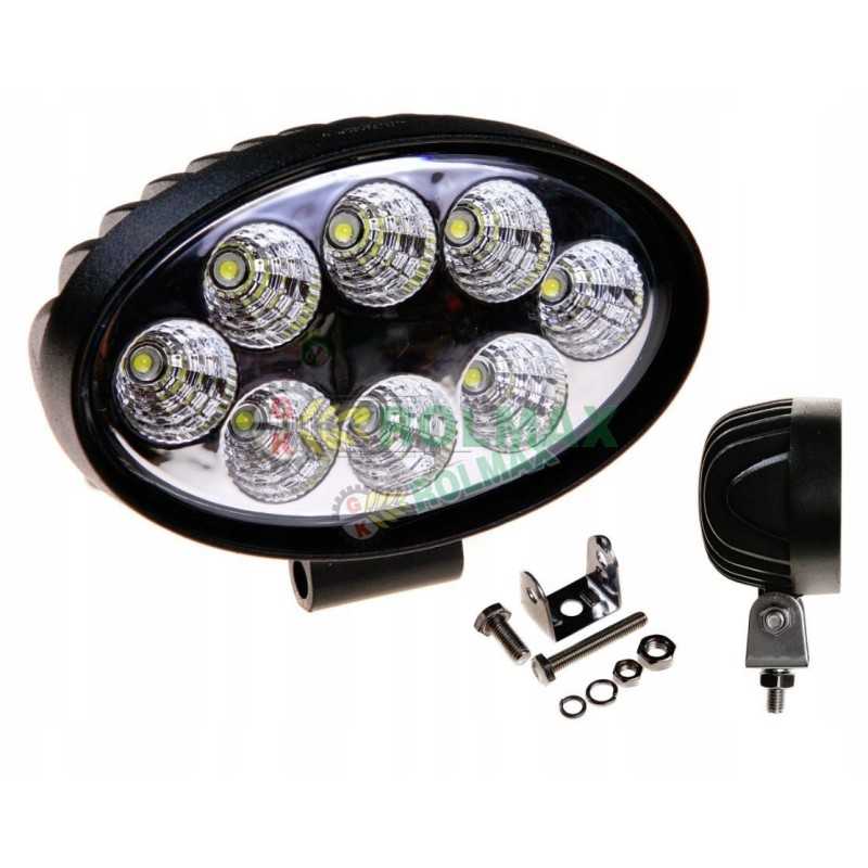 8LED 24W ovali darbinė lempa