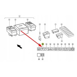 325067 0 poveržlės jungiklio įdėklas