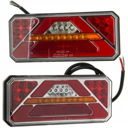 LED kombinuotų lempų 12v 24v 6 funkcijų rinkinys