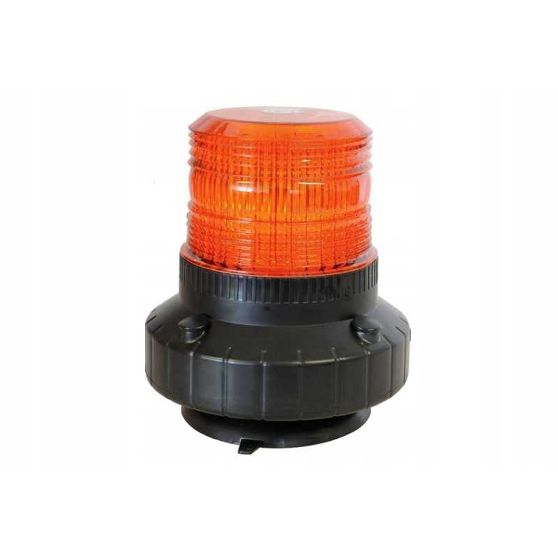 Įspėjamoji lemputė 80 LED su magnetu 12 24v