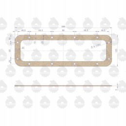 Reduktoriaus c 330 originalus 50013350u apatinis sandariklis