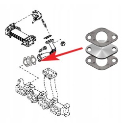 EGR kištukas fendt 818 820 vario 6 1l