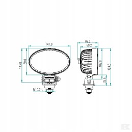 Darbinė lempa 1800 lm LA10501